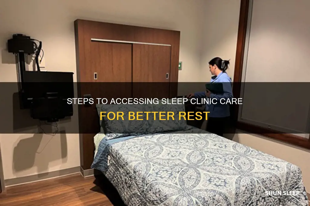 how to get into a sleep clinic