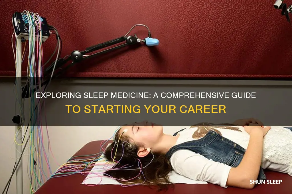 how to get into sleep medicine