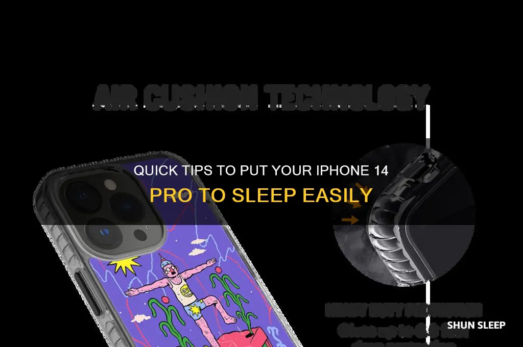 how to get iphone 14 pro to sleep