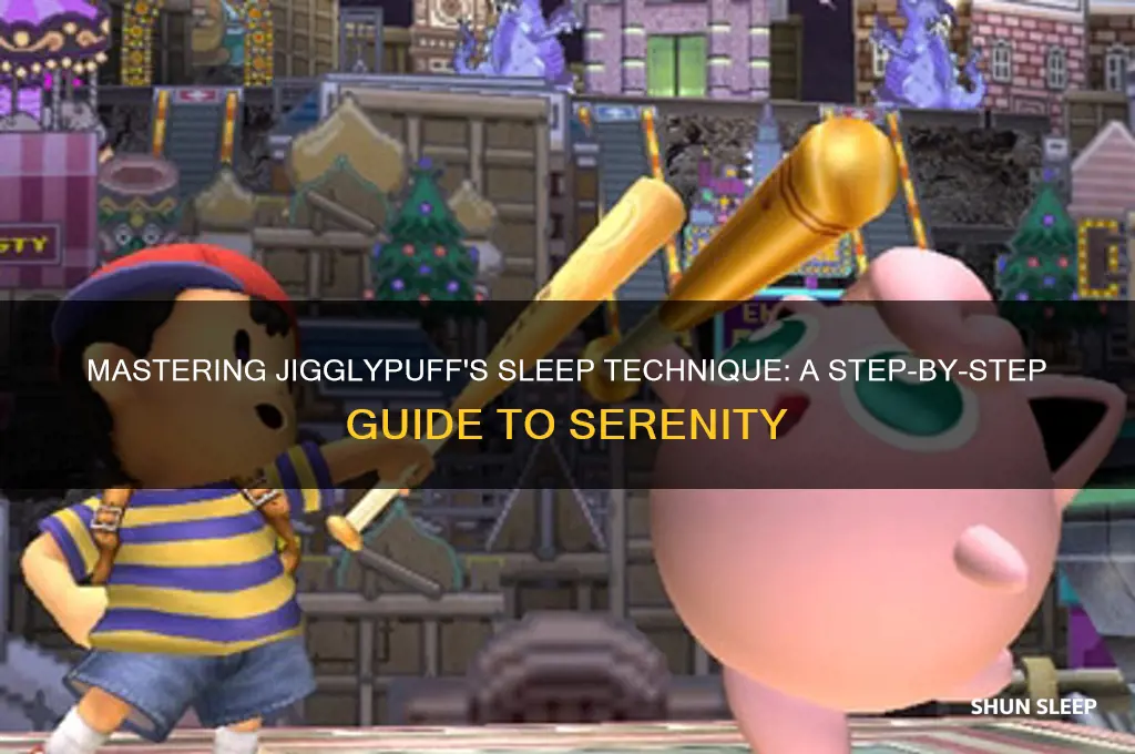 how to get jigglypuff sleep
