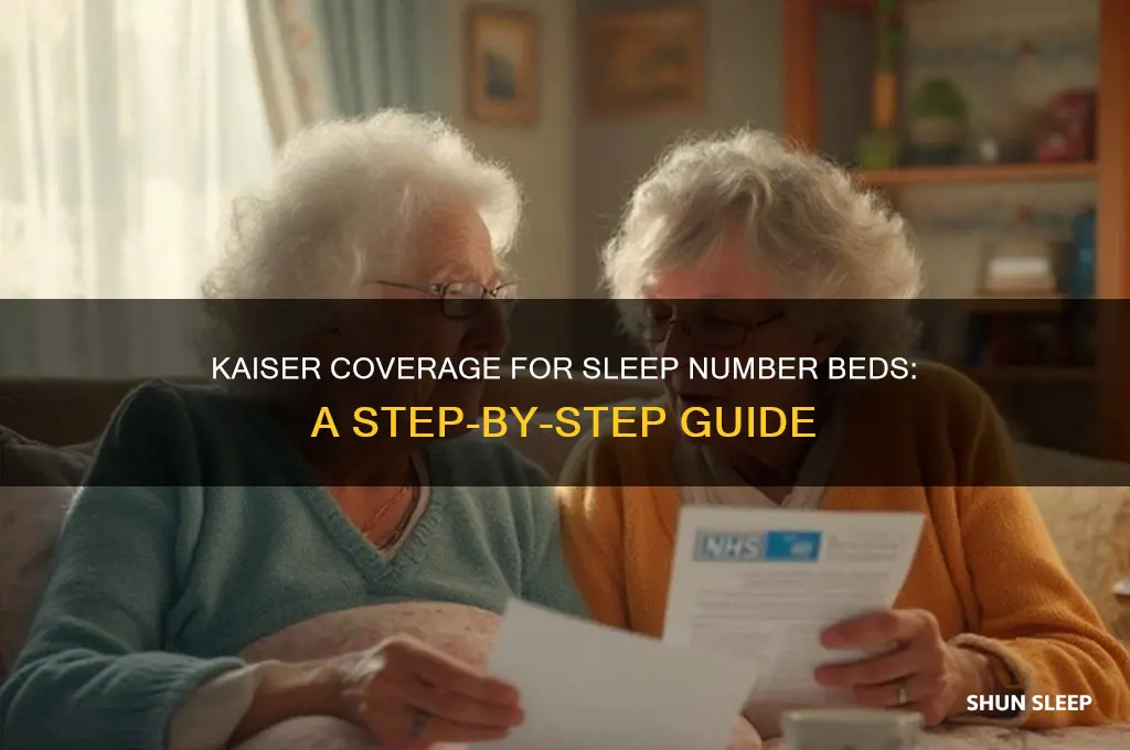 how to get kaiser to pay for sleep number bed