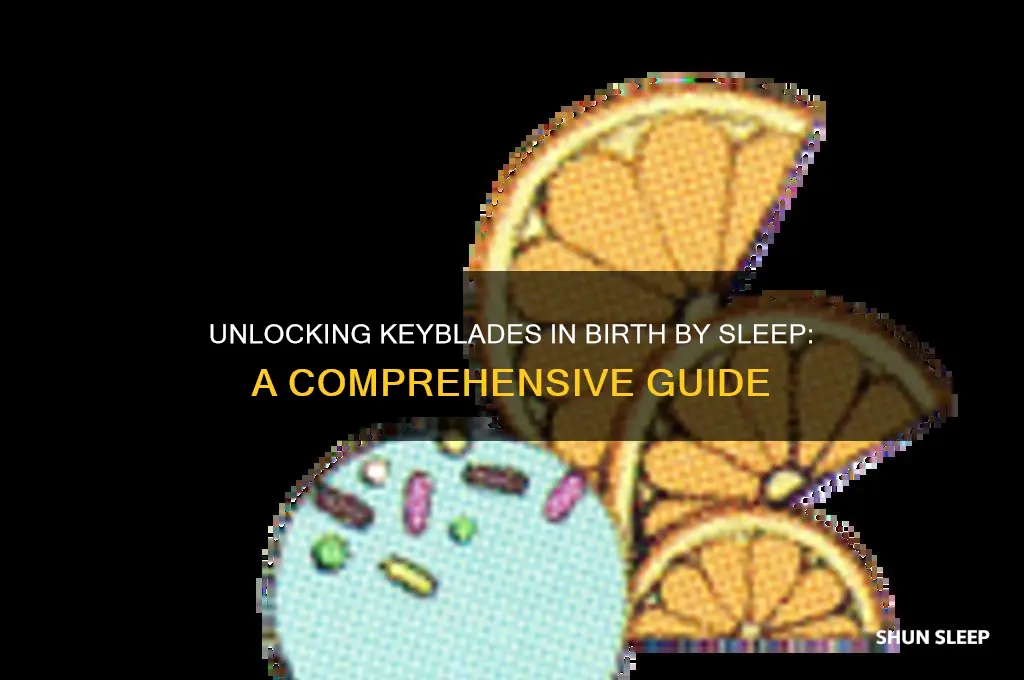 how to get keyblades in birth by sleep