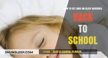 Back-to-School Sleep Success: Tips for Kids' Bedtime Routine Reset