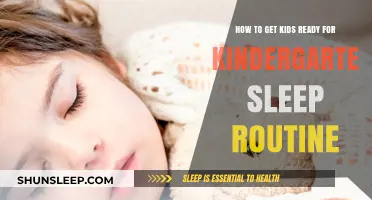Kindergarten Prep: Establishing a Sleep Routine for Your Child