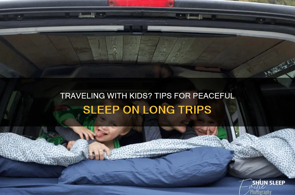 how to get kids to sleep on a long trip