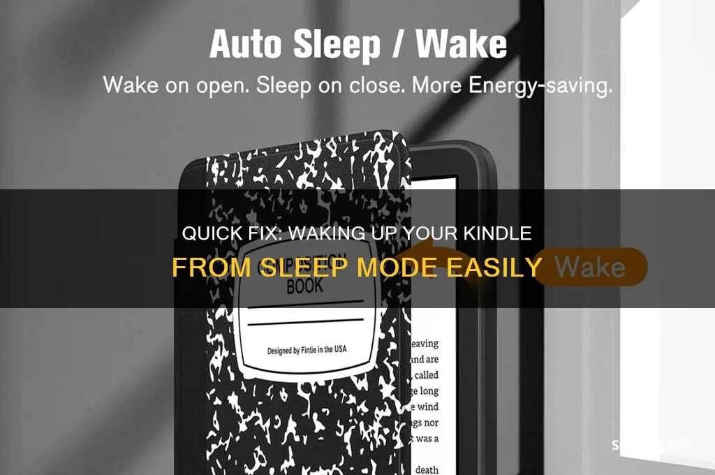 how to get kindle out of sleep mode