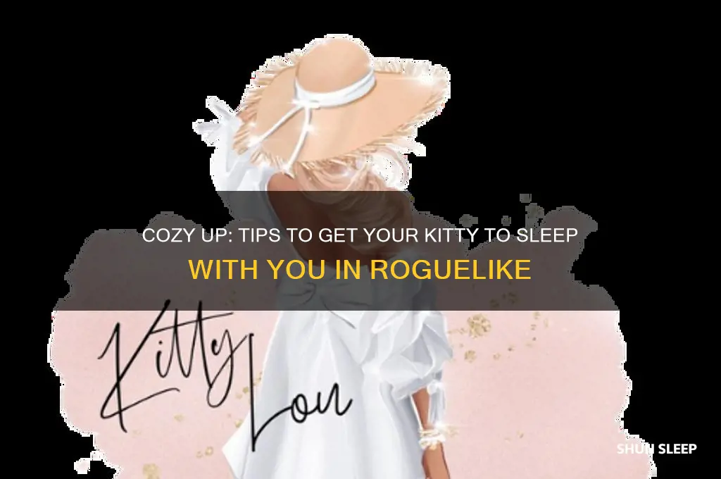 how to get kitty to sleep with you in roguelike