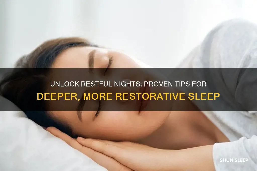 how to get kore deep sleep