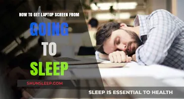 Prevent Laptop Screen Sleep: Quick Fixes and Settings Adjustments