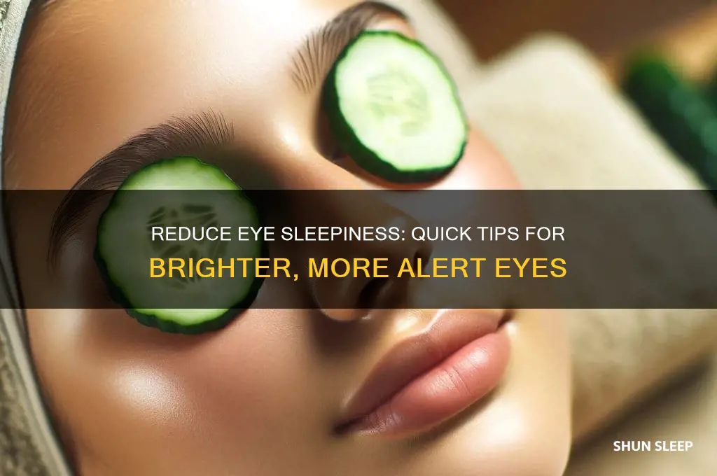 how to get less sleep in your eyes