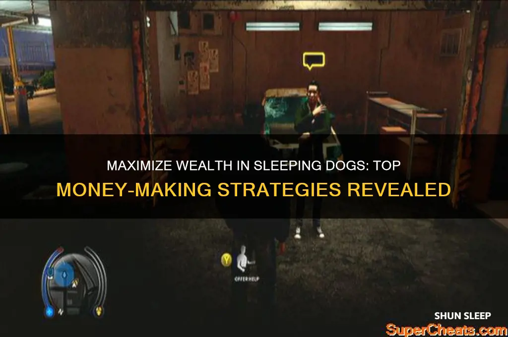 how to get lots of money in sleeping dogs