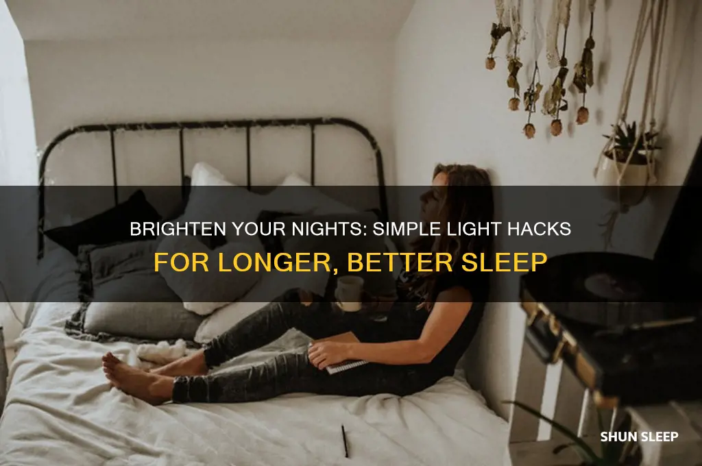 how to get lught to improve your sleep duration