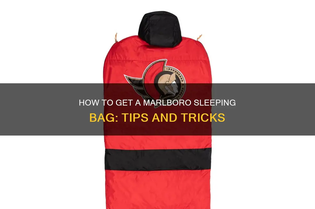 how to get marlboro sleeping bag