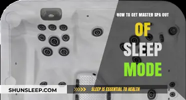 Wake Up Your Master Spa: Exit Sleep Mode Easily