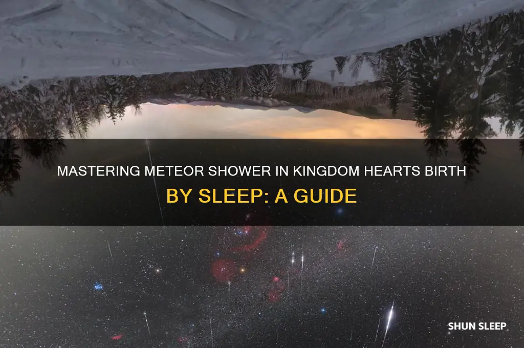 how to get meteor shower birth by sleep