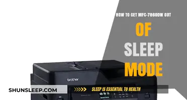 Quick Fix: Wake Up Your MFC-7860DW from Sleep Mode Easily