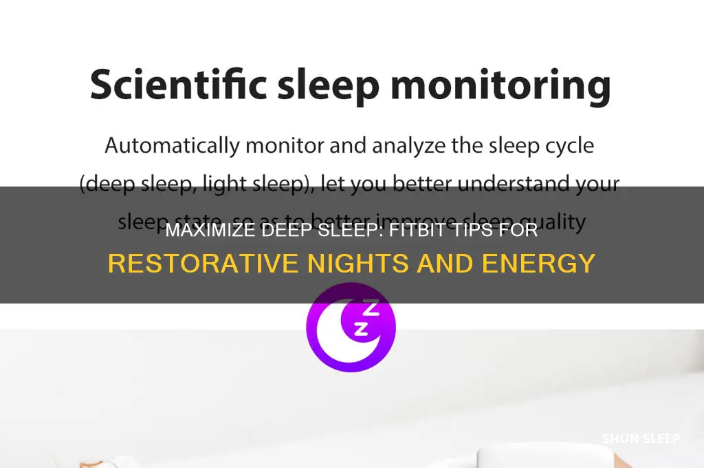 how to get more deep sleep - fitbit