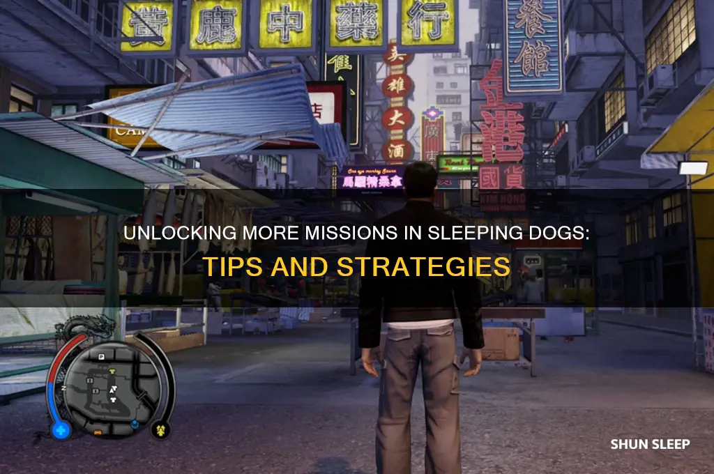 how to get more missions in sleeping dogs
