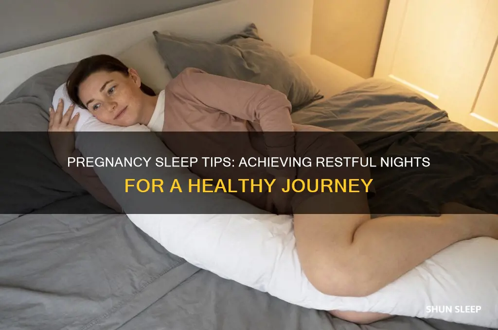 how to get more restful sleep while pregnant