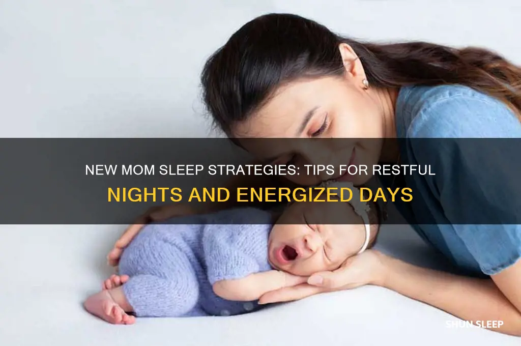 how to get more sleep as a new mom