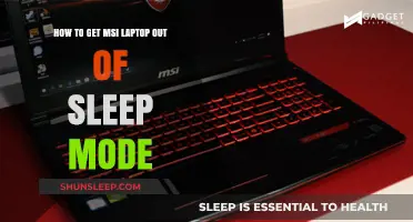 Wake Up Your MSI Laptop: Quick Fix for Sleep Mode Issues