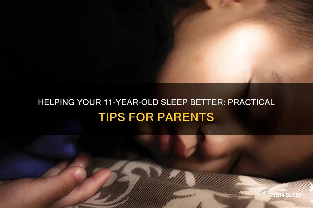 how to get my 11 year old to sleep