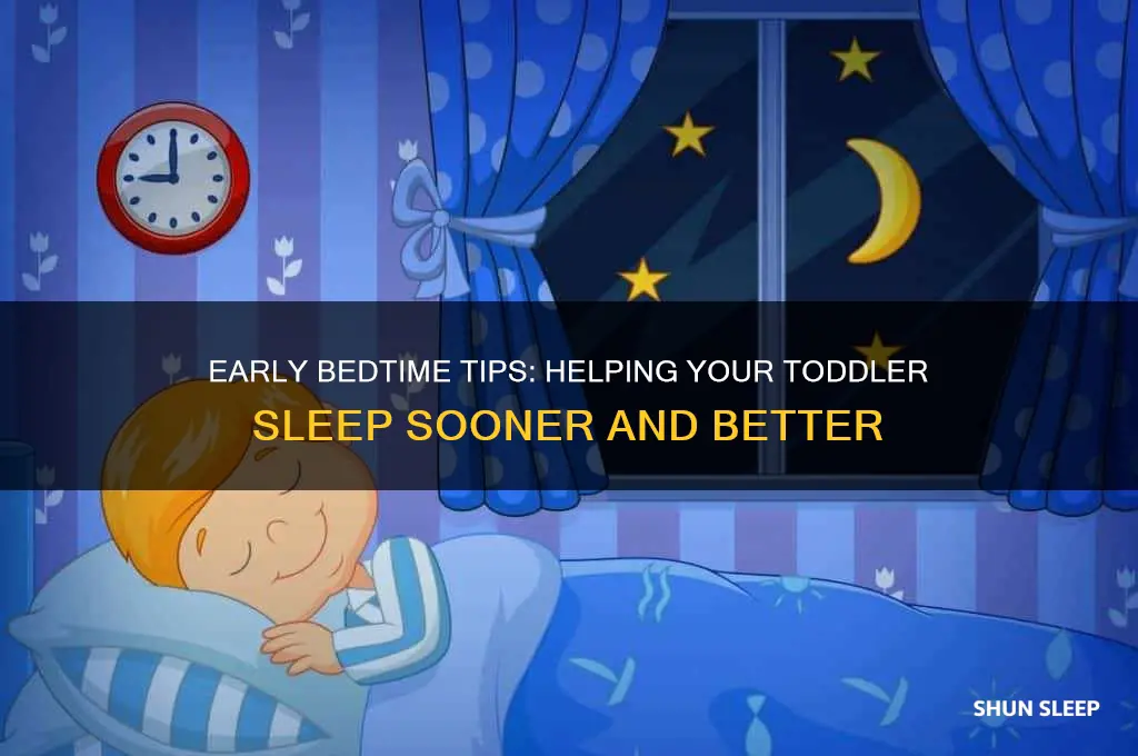 how to get my 3 year old to sleep earlier