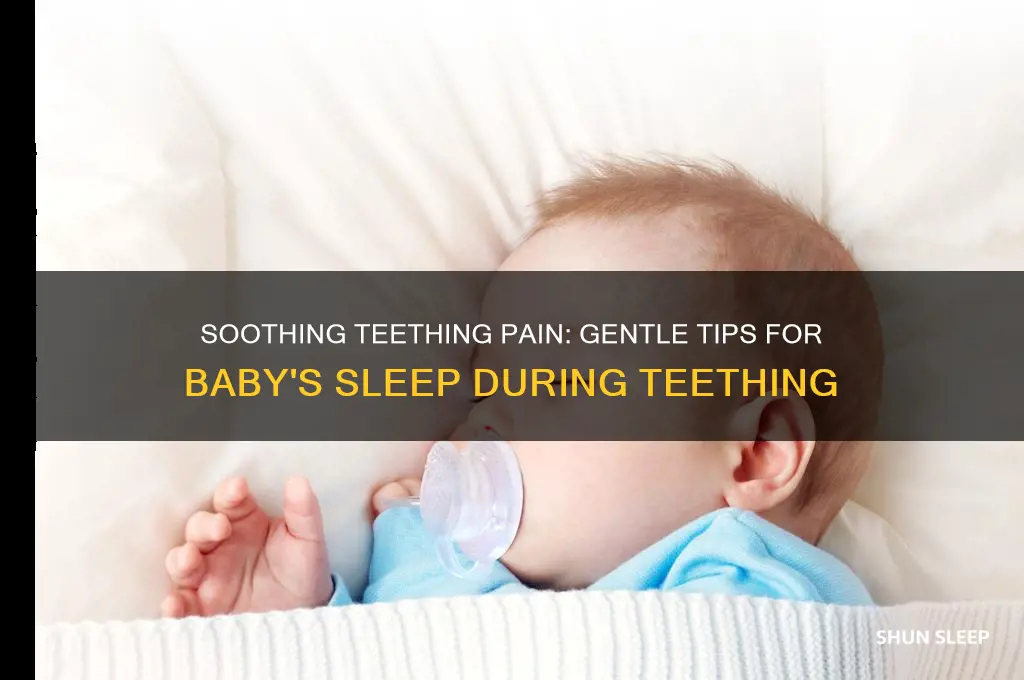 how to get my baby to sleep during teething