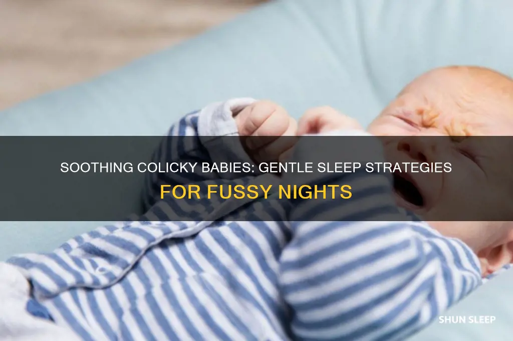 how to get my baby to sleep with colic