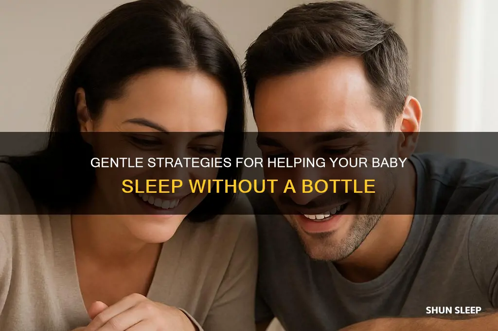 how to get my baby to sleep without a bottle