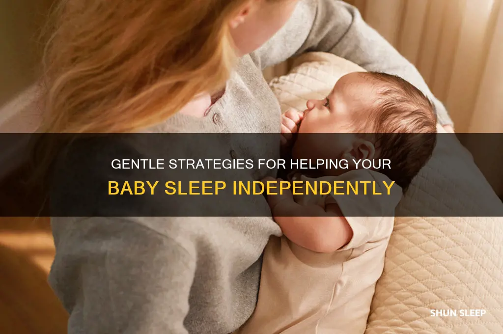 how to get my baby to sleep without being held