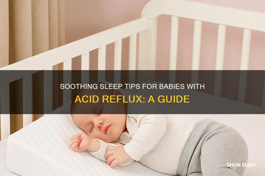 how to get my baby with acid reflux to sleep