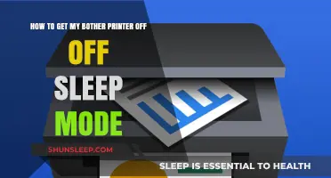 Wake Up Your Brother Printer: Quick Fix for Sleep Mode Issues