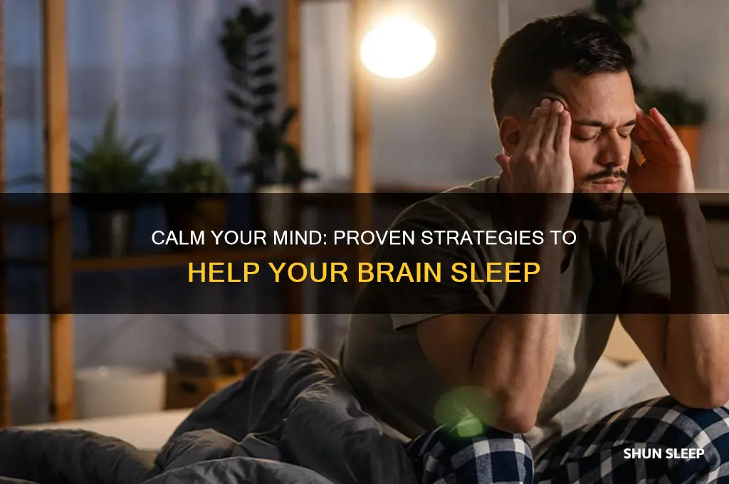 how to get my brain to sleep