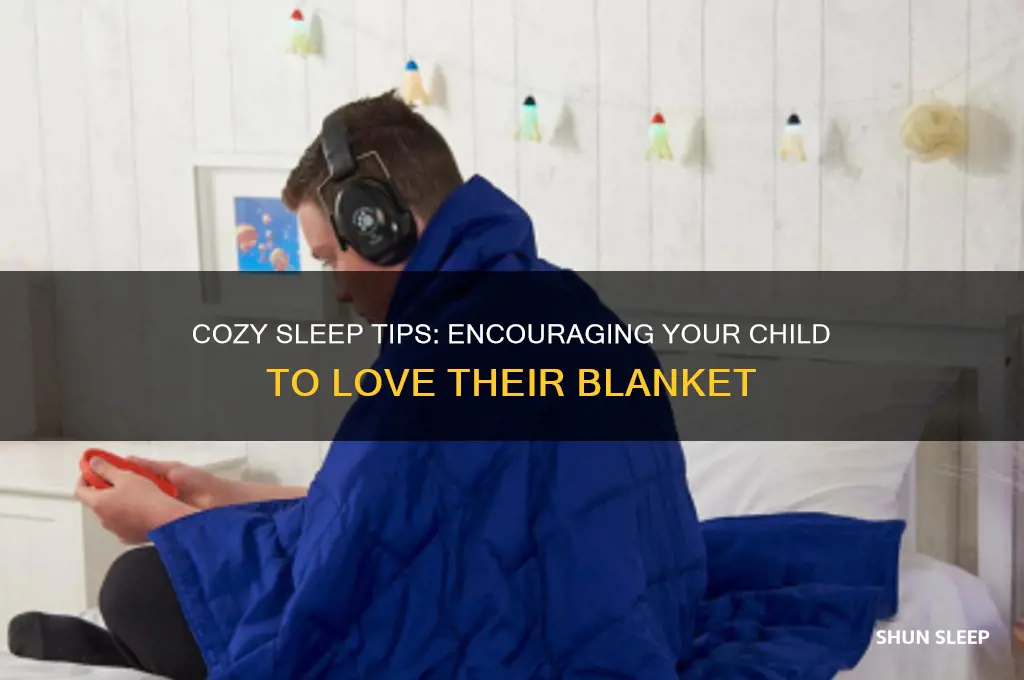 how to get my child to sleep with a blanket