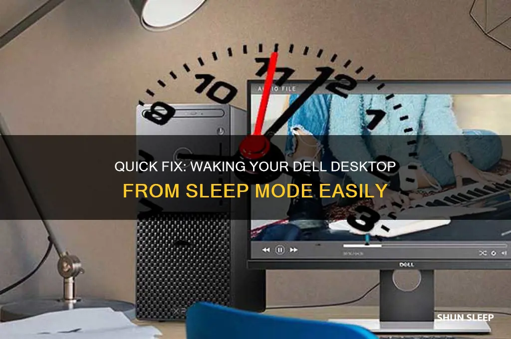 how to get my dell desktop out of sleep mode