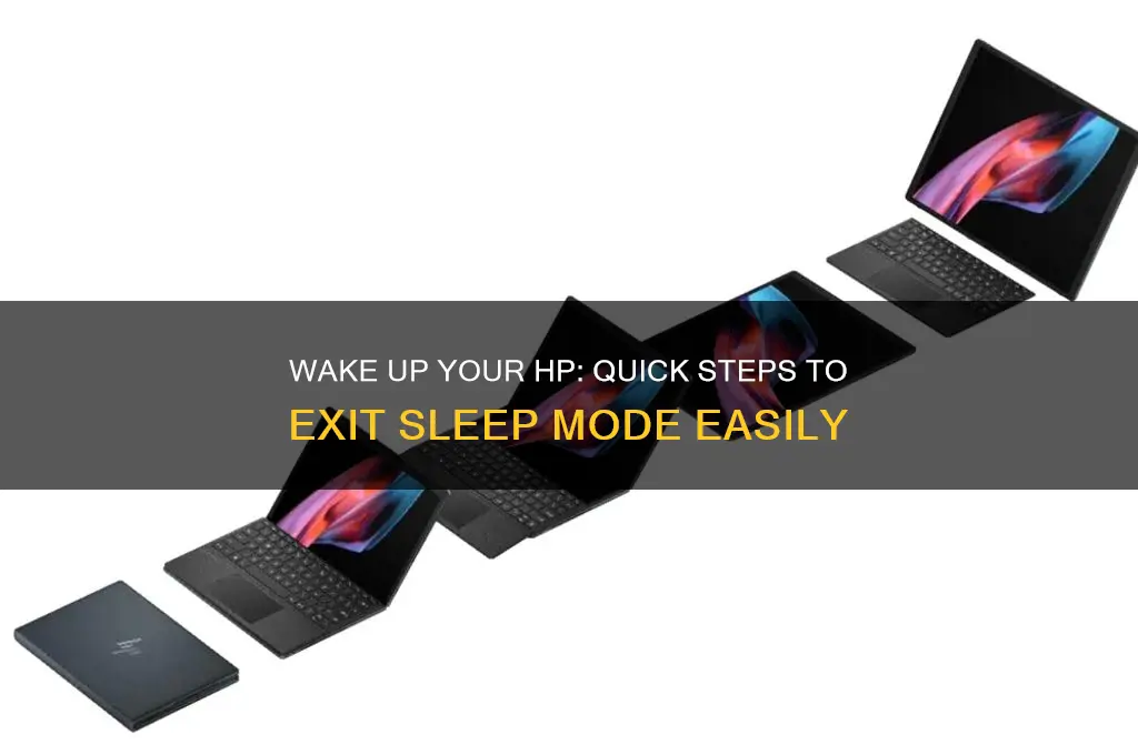 how to get my hp out of sleep mode