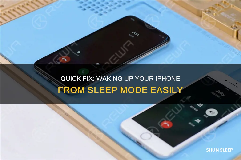 how to get my iphone off sleep mode