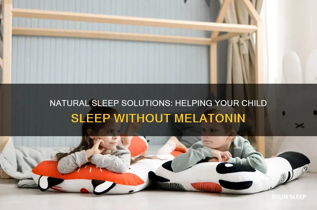 how to get my kid to sleep without melatonin