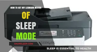 Wake Up Your Lexmark M3150: Quick Fix for Sleep Mode Issues