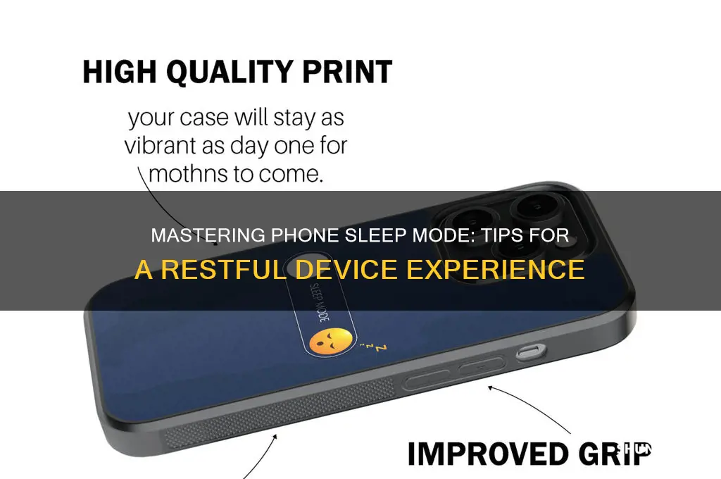 how to get my phone to sleep