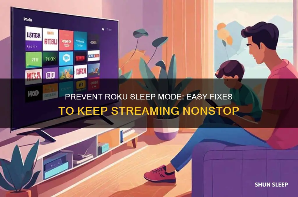 how to get my roku from stop sleeping