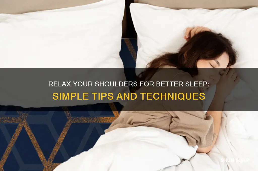 how to get my shoulders to relax during sleep