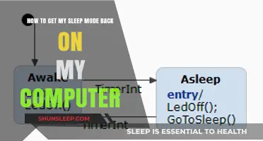 Reclaim Your Computer's Sleep Mode: A Step-by-Step Guide to Re-Enable It