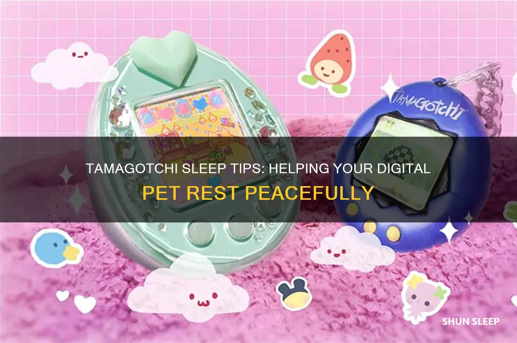 how to get my tamagotchi to sleep