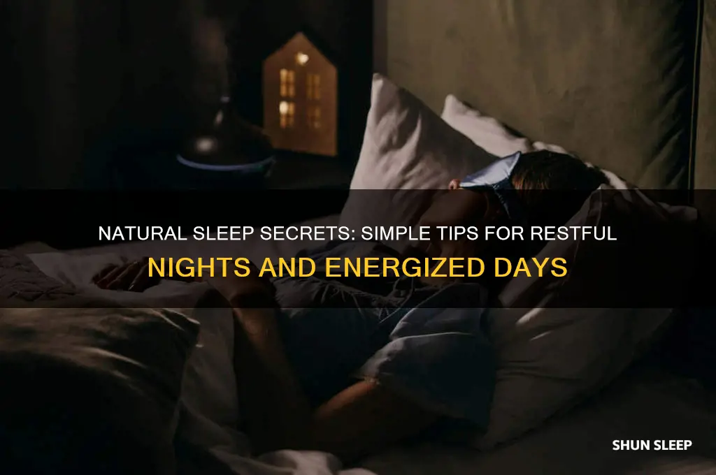 how to get natural sleep