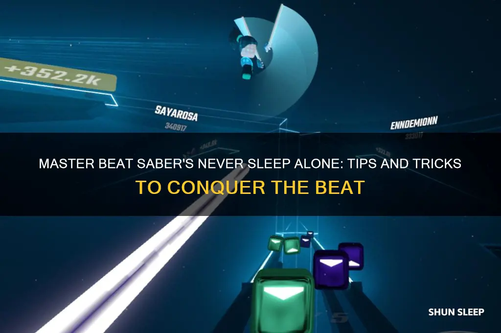 how to get never sleep alone beat saber