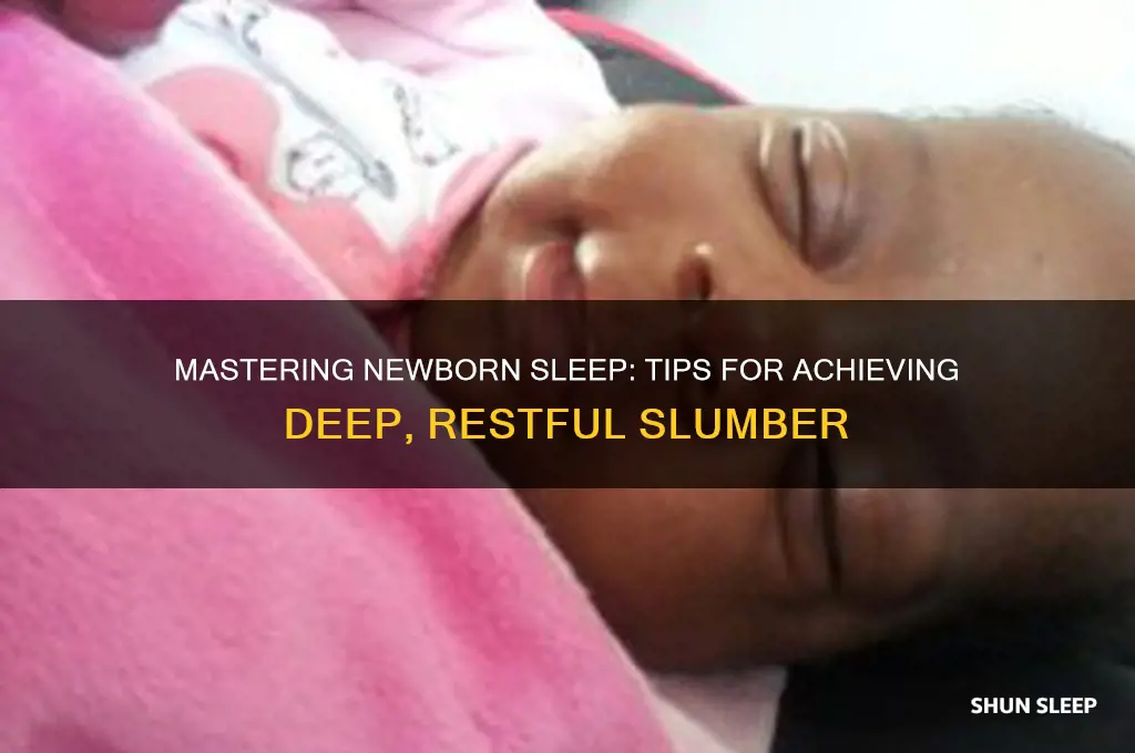 how to get newborn in deep sleep