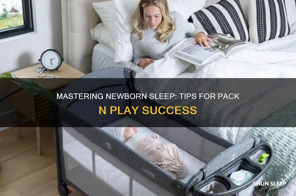 how to get newborn to sleep in pack n play