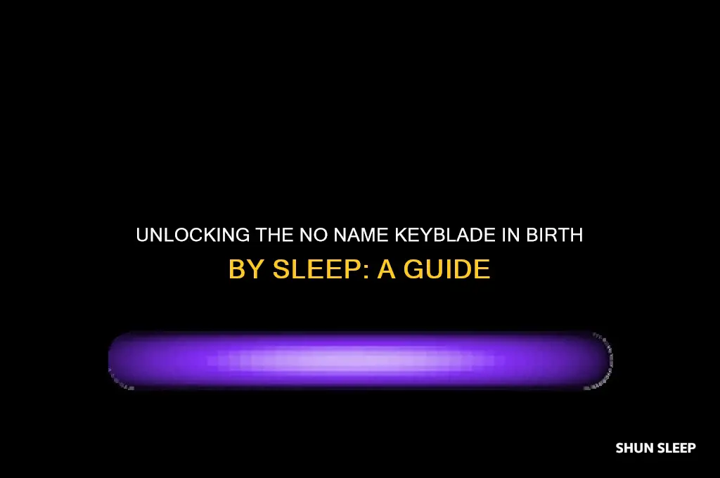 how to get no name keyblade birth by sleep
